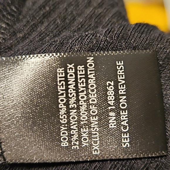 Torrid Top Womens Size 2X Black Sleeveless Lace Babydoll Cami Tank Top - Picture 6 of 6